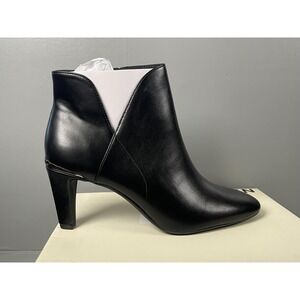 Anne Klein Boots Womens Size 10 Black AKANNABELLE Ankle Stiletto Heel Booties